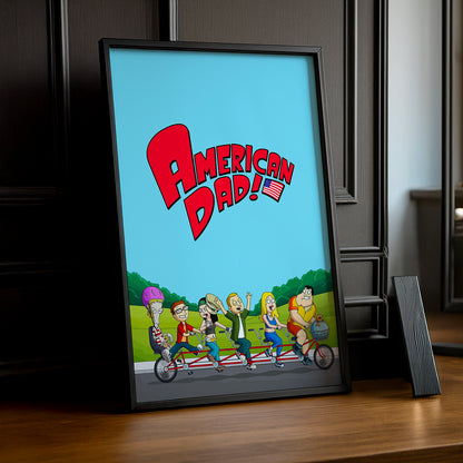 Cadre Photo American Dad - Vélo