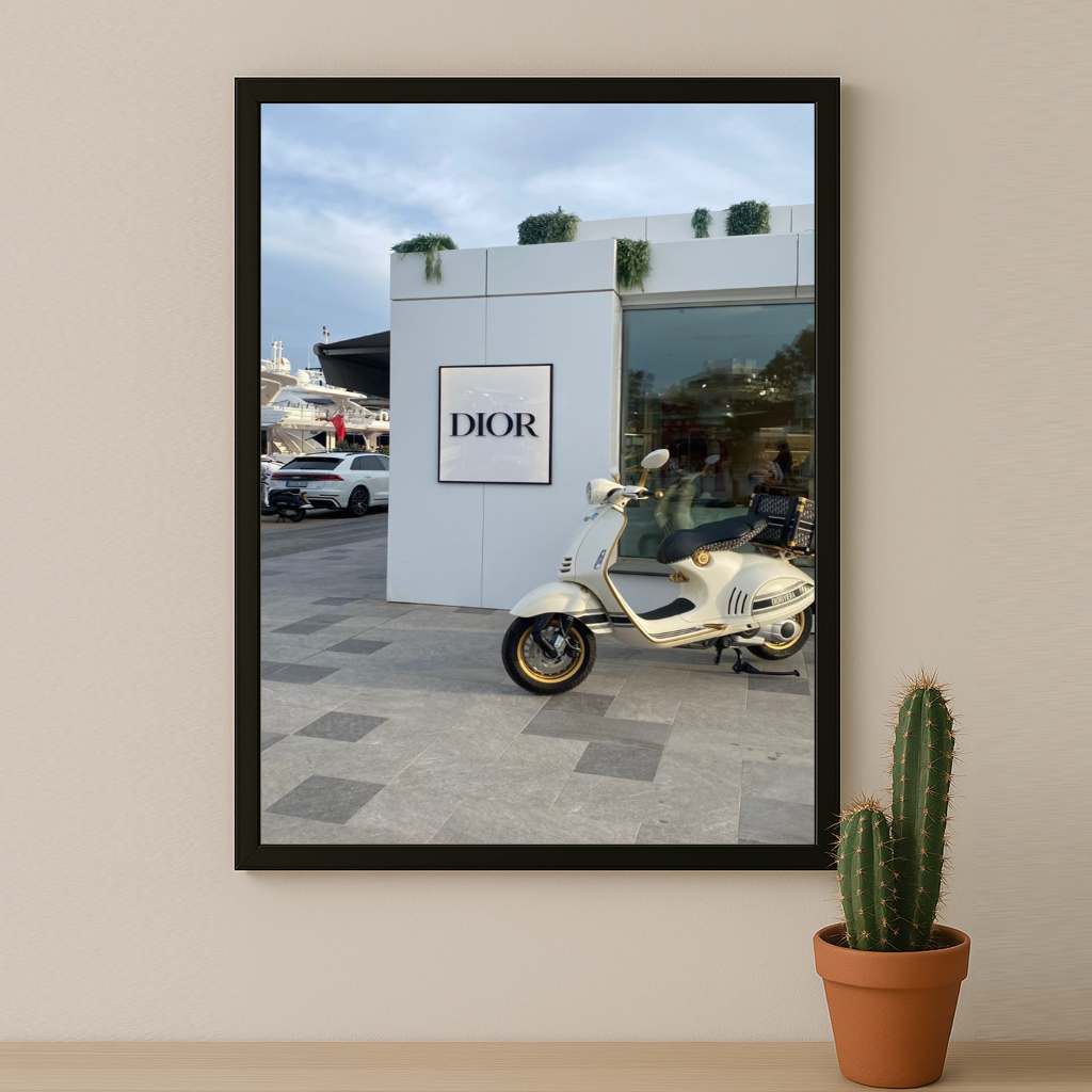 Cadre photo Dior Scooter