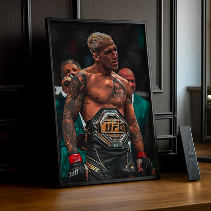 Cadre photo UFC - Charles Oliveira Champion