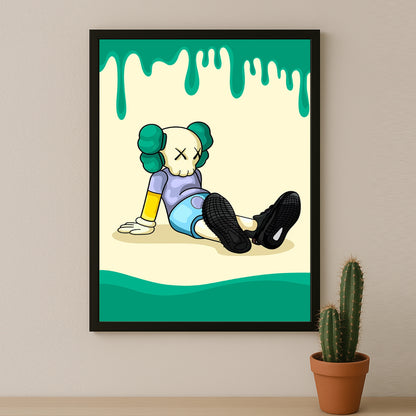 Cadre photo Kaws - Gluant