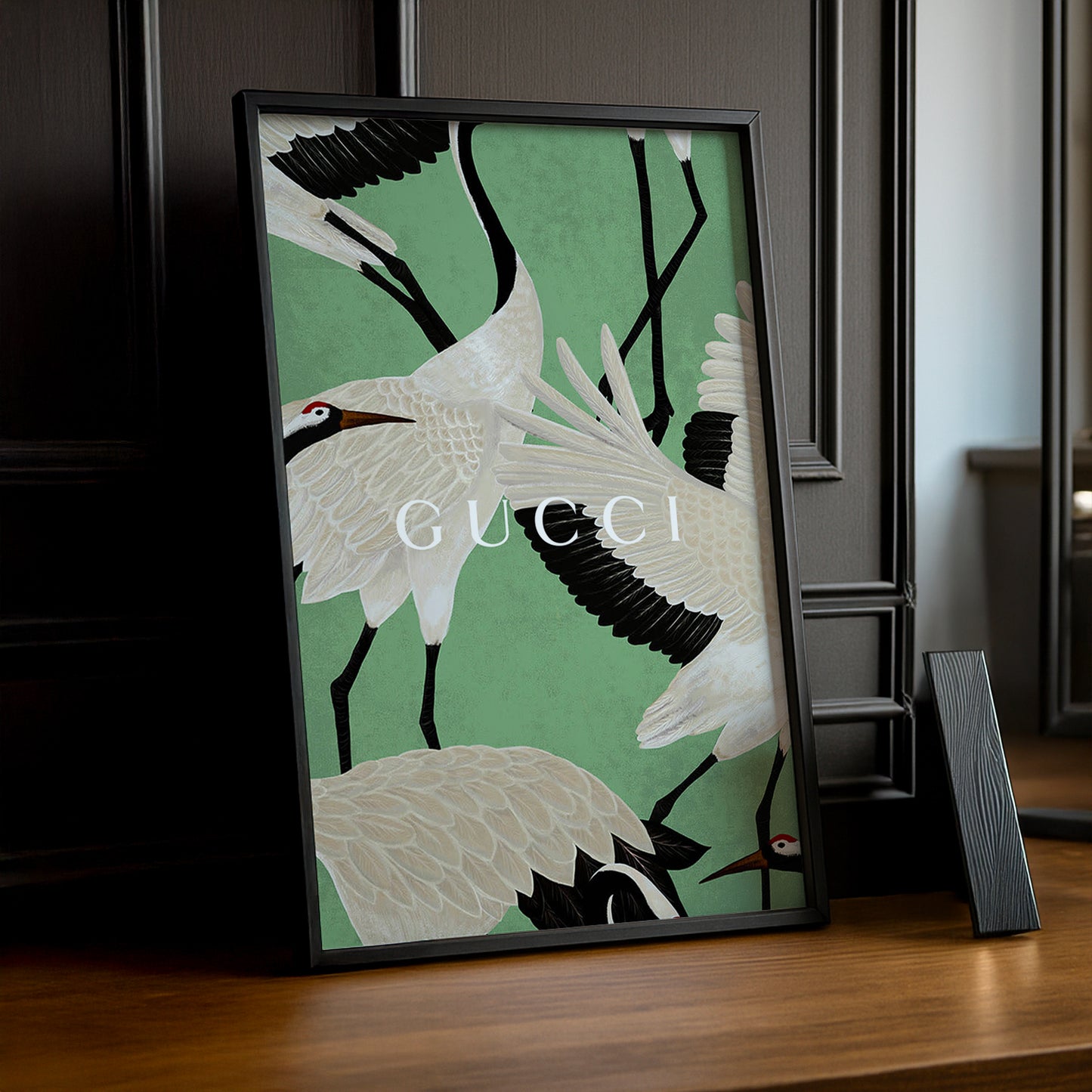 Cadre Photo Gucci - Autruches Blanche