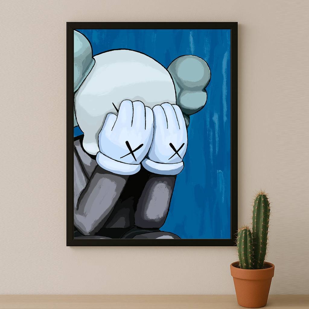 Cadre photo Kaws - Backblue