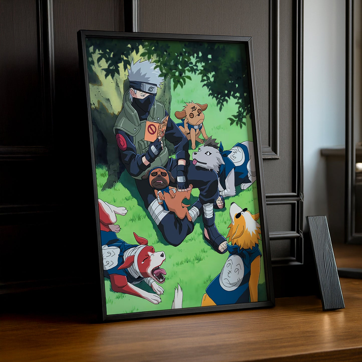 Cadre Photo Naruto - Kakashi's Ninja Dogs