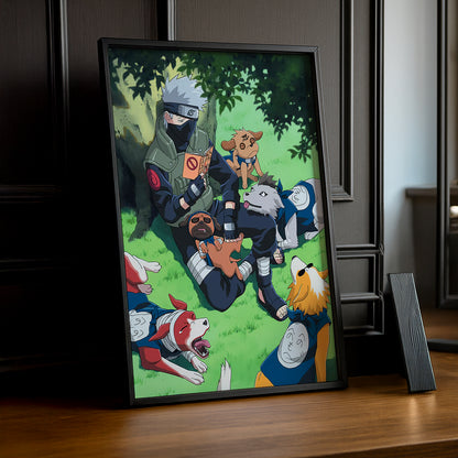 Cadre Photo Naruto - Kakashi's Ninja Dogs