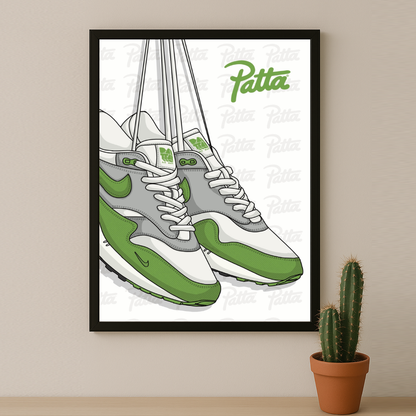 Poster Nike Patta vert