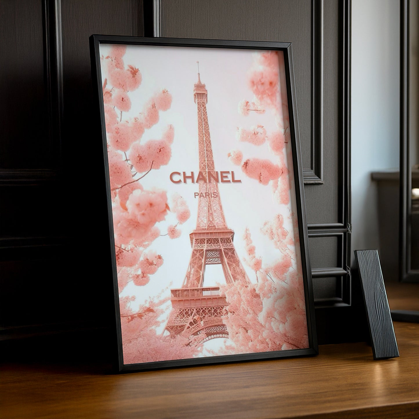 Cadre photo Chanel - Eiffel rose