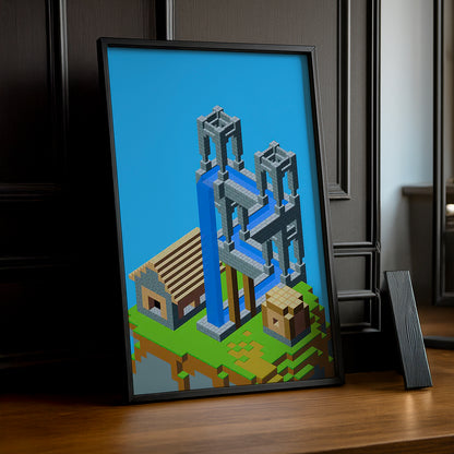 Cadre photo Minecraft - Construction