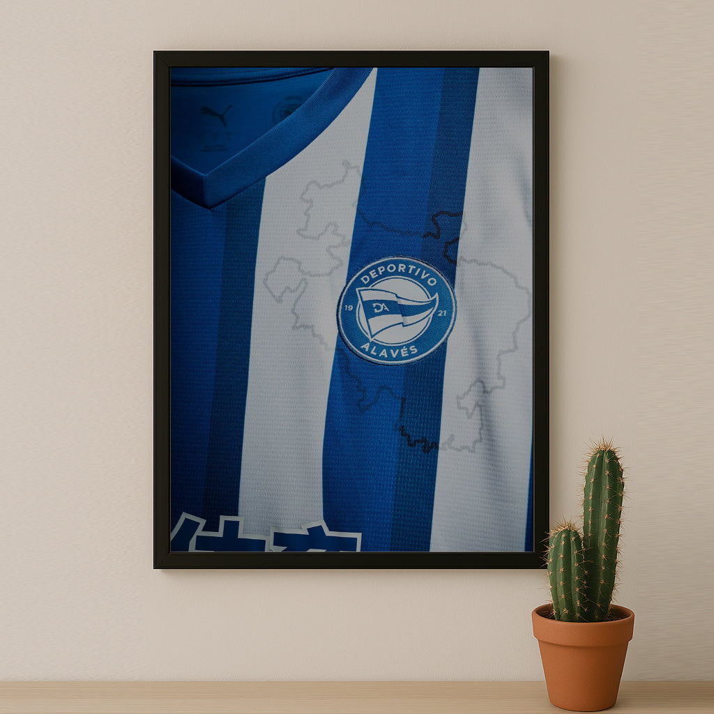 Cadre photo - Maillot Alaves 25-26