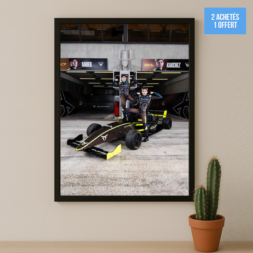 Poster encadrée GP Explorer - Écurie Cupra Ander x Karchez