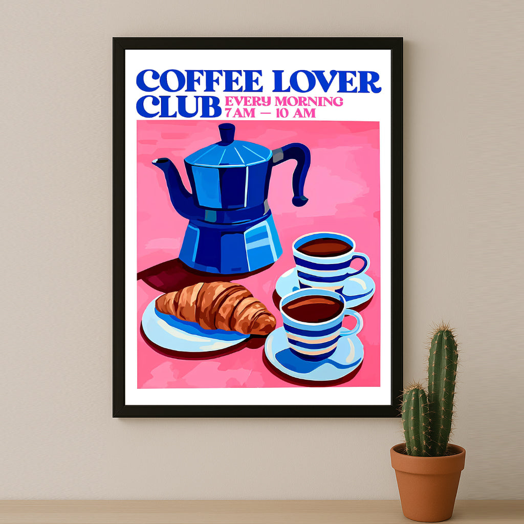Cadre photo Coffee Lover - Club