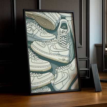 Poster Nike Air Force 1 Alls