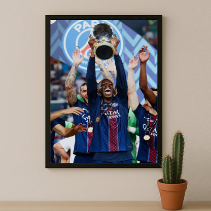 Poster d'Ousmane Dembélé Paris Saint-Germain
