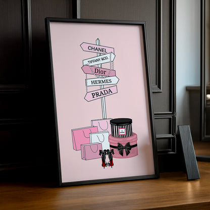 Cadre photo Panneau marques