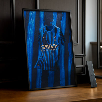 Poster Maillot Football - Al Hilal 2025-2026