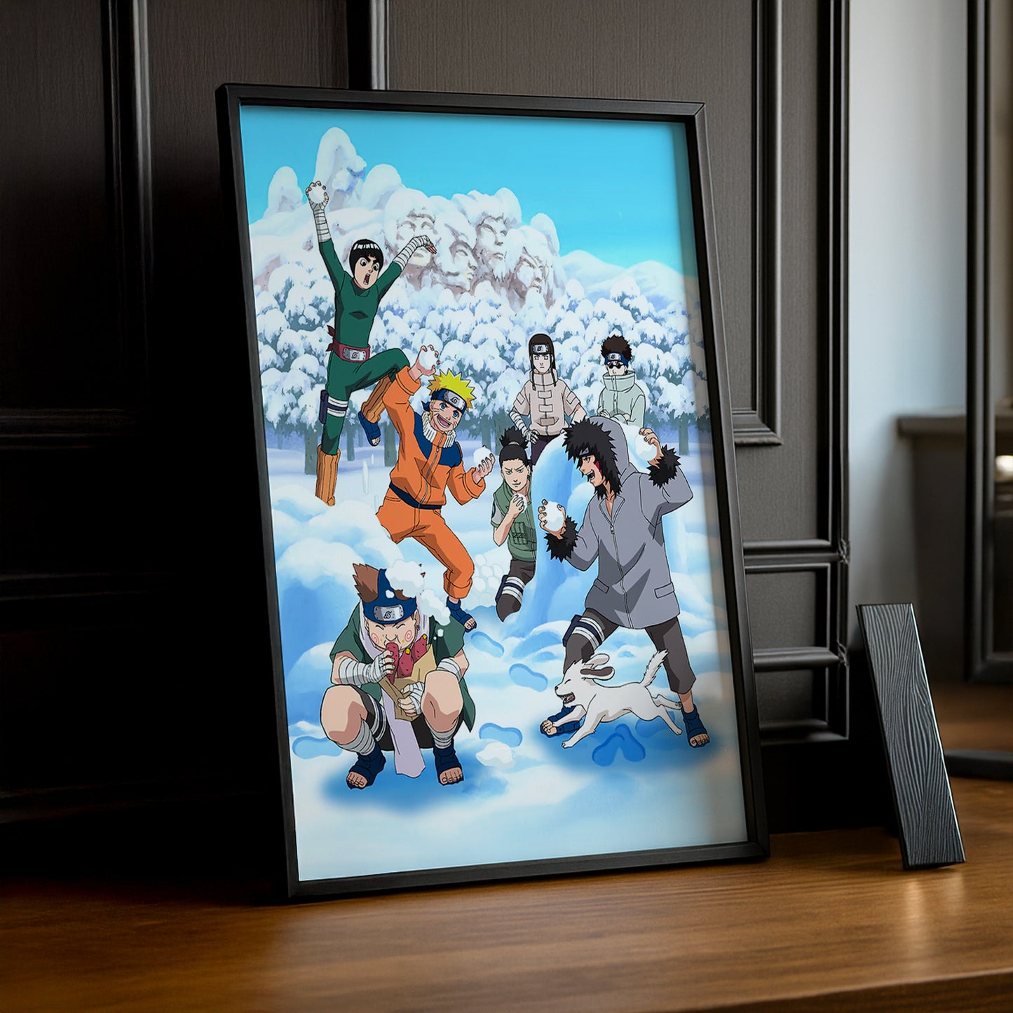 Cadre Photo Naruto - Snowball Fight