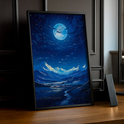 Poster Photo Naturel - Nights Mountain