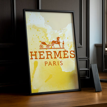 Cadre photo Hermès - Jaune