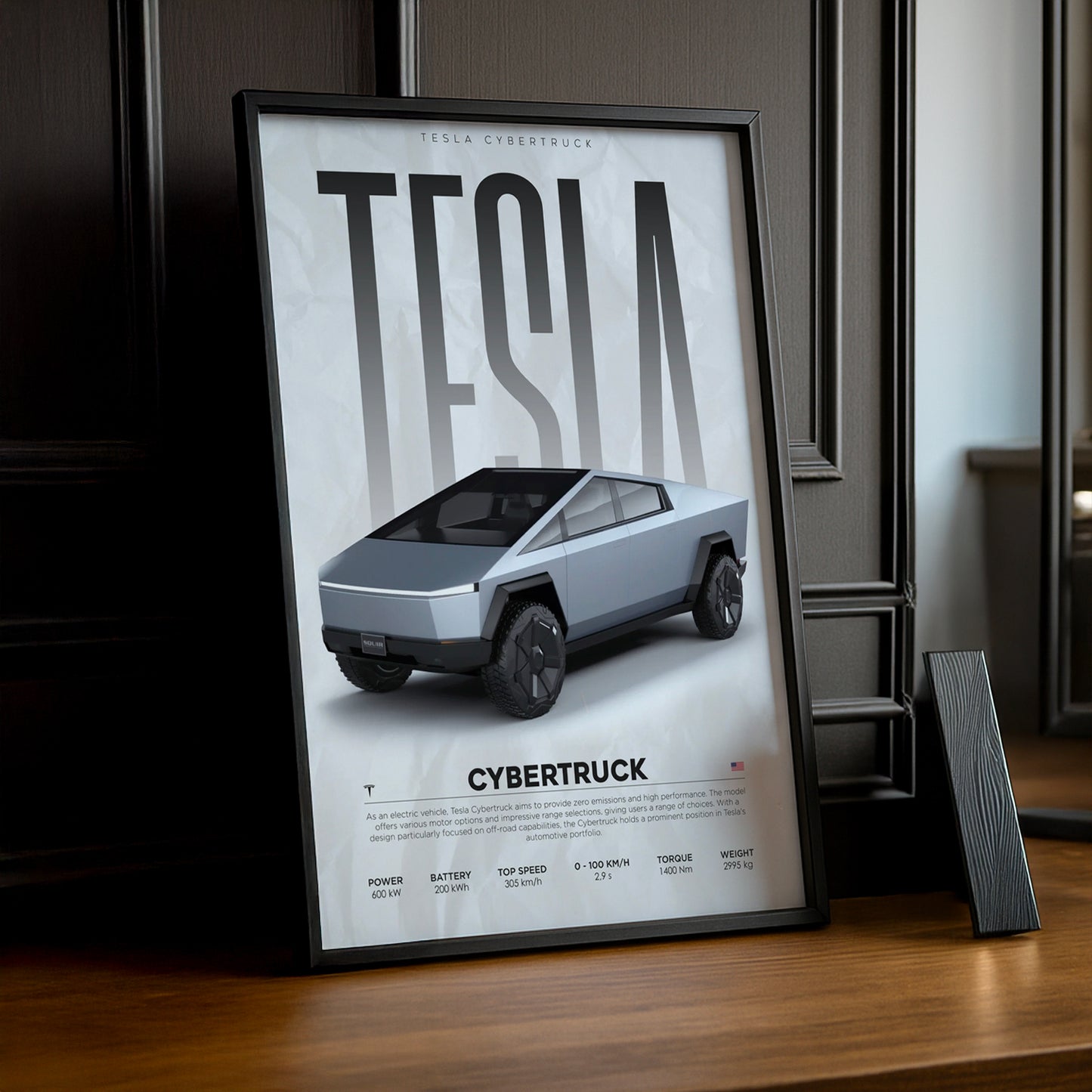 Cadre photo Tesla Cybertruck