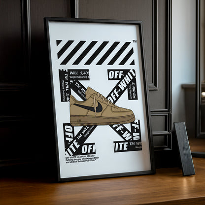 Cadre photo Air Force 1 x Off-White