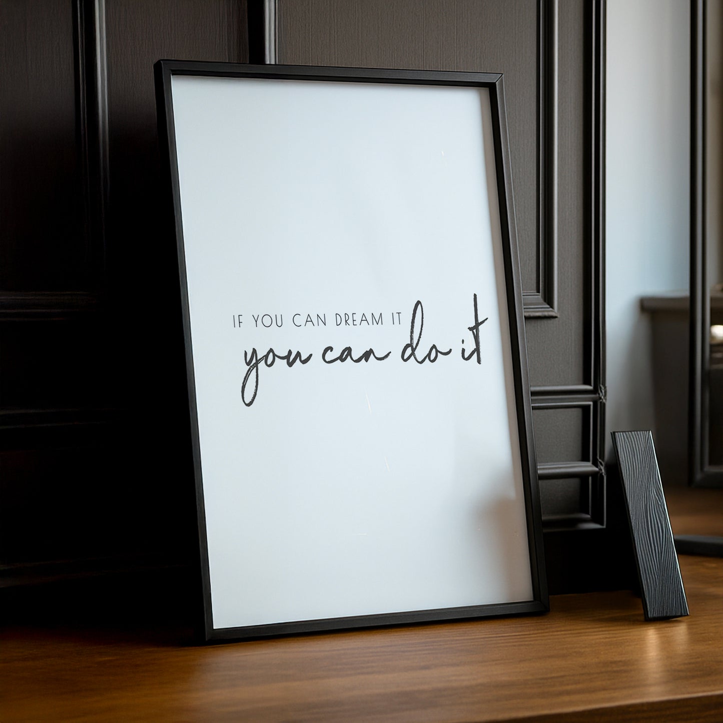 Cadre photo Citation - You can do it