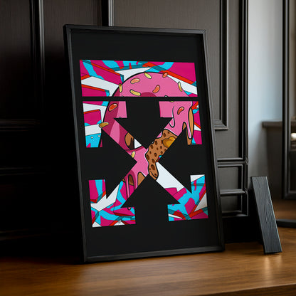 Cadre photo Off-White Donuts