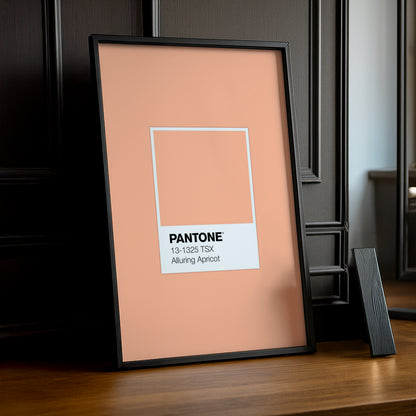 Cadre Photo Pantone Étiquette - Alluring Apricot