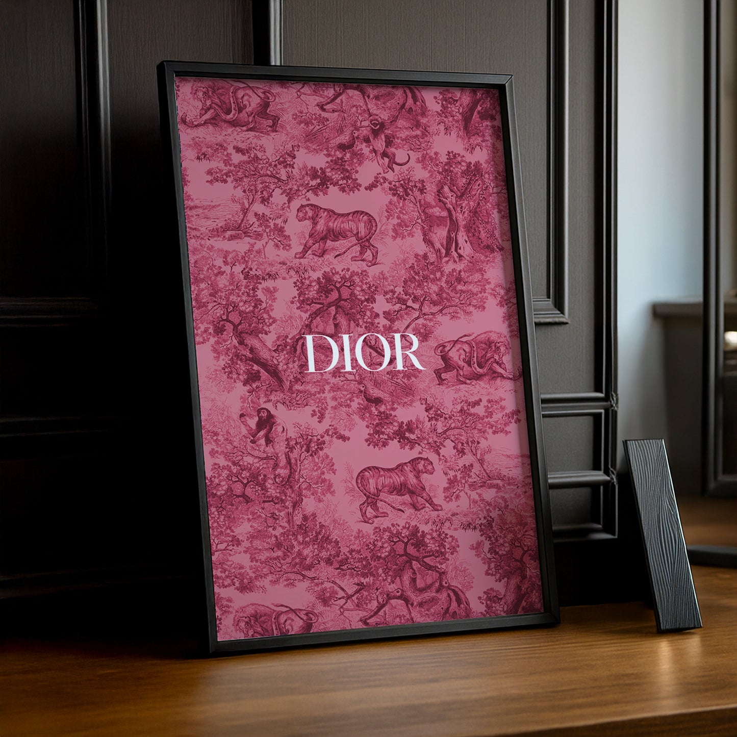 Cadre photo Dior Rose Dessin