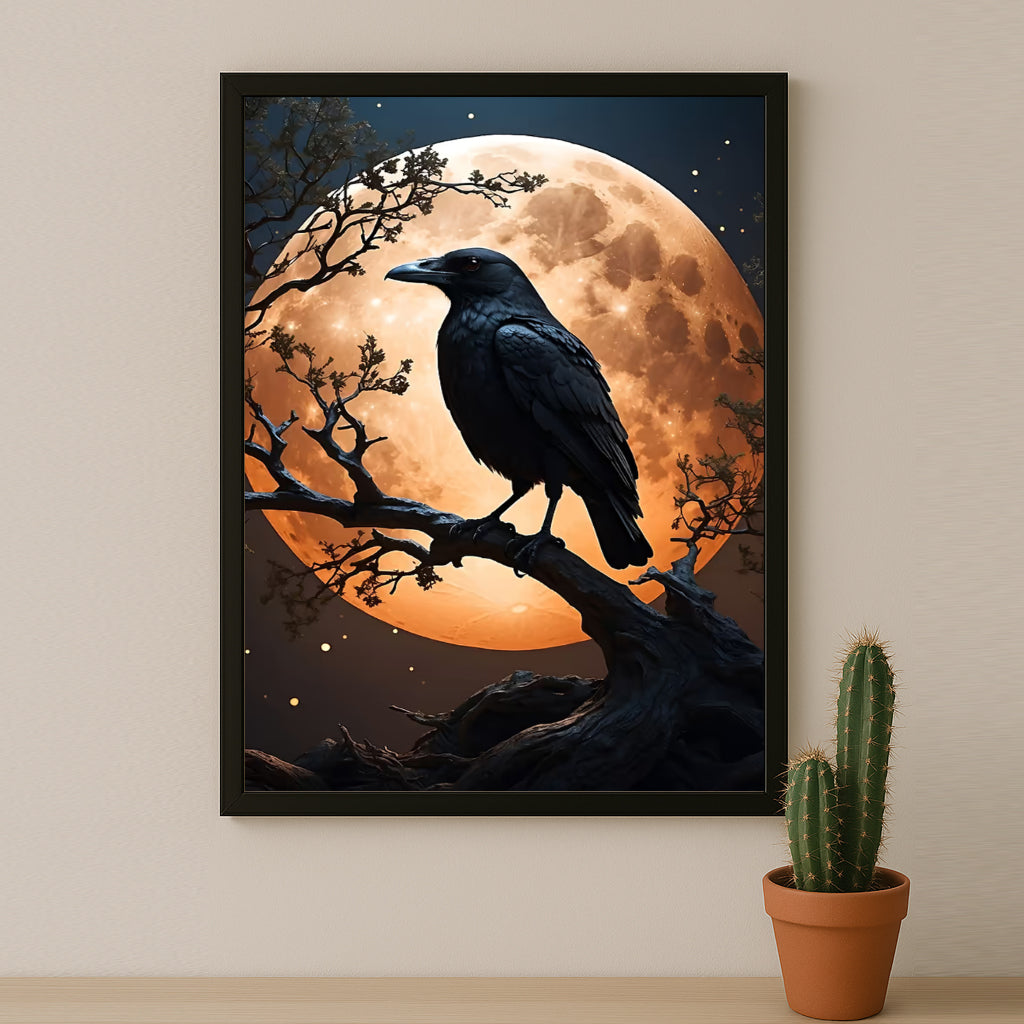 Poster Halloween - Corbeau