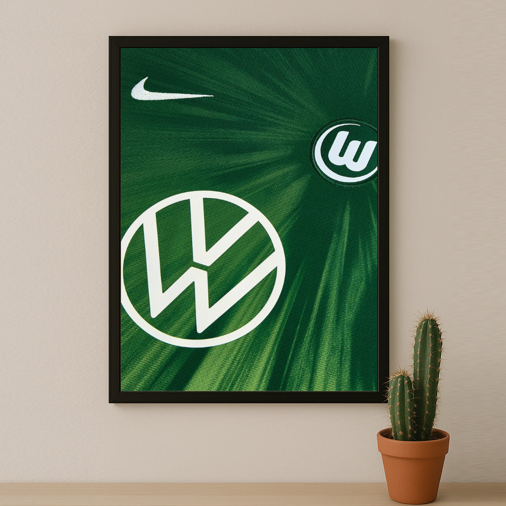Poster Maillot Football - Wolfsburg Kit 25-26