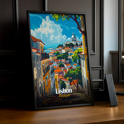 Cadre photo Lisbon Portugal