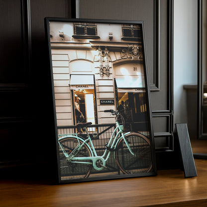 Cadre photo Chanel magasin
