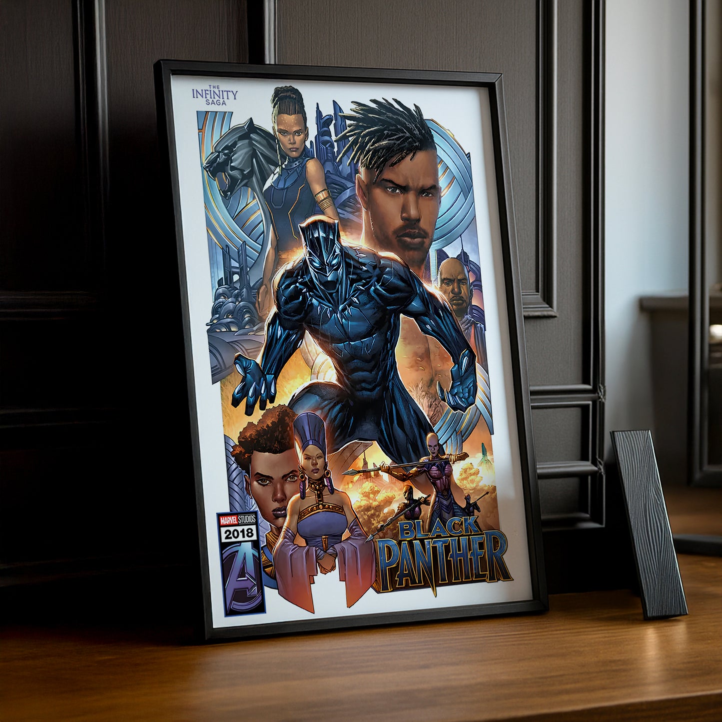 Cadre photo Black Panther Marvel