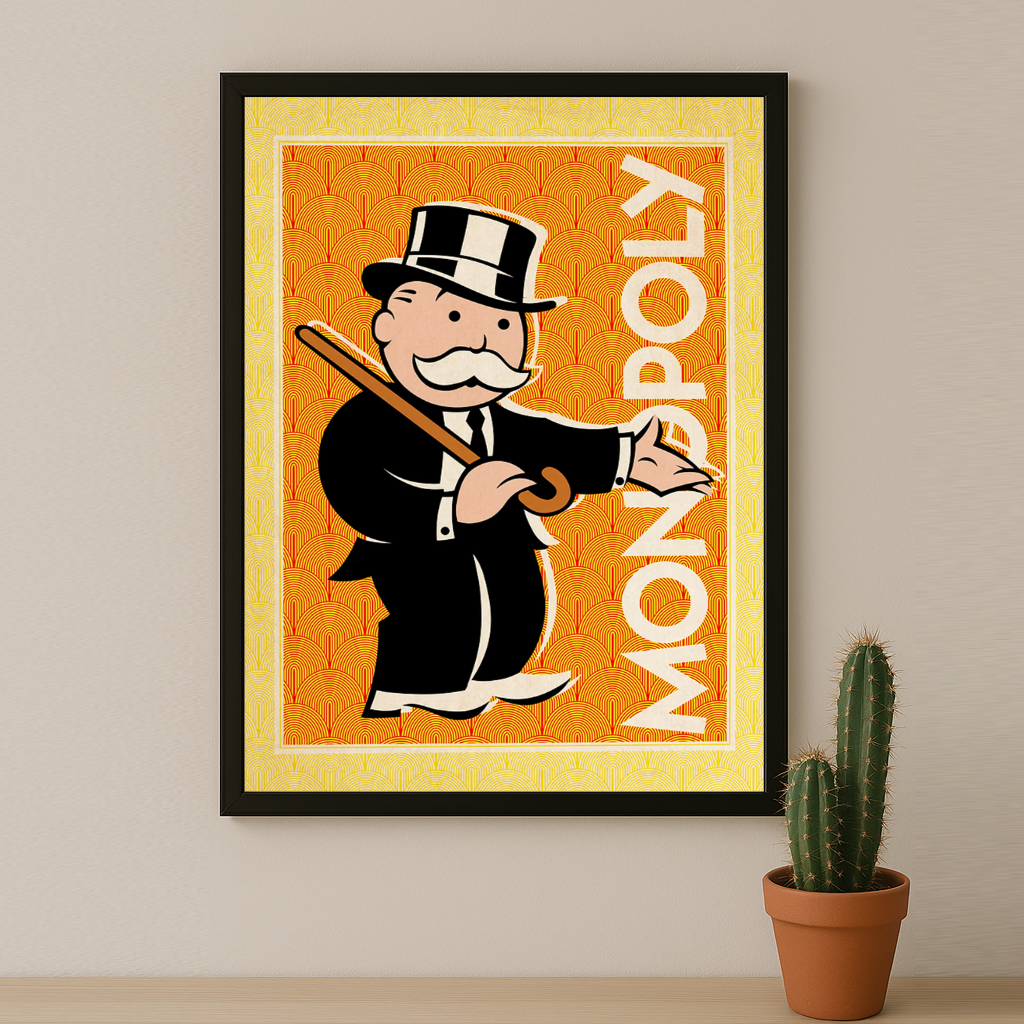 Monopoly Orange - Poster