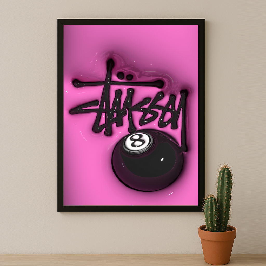 Cadre photo Stüssy - 3D Pink