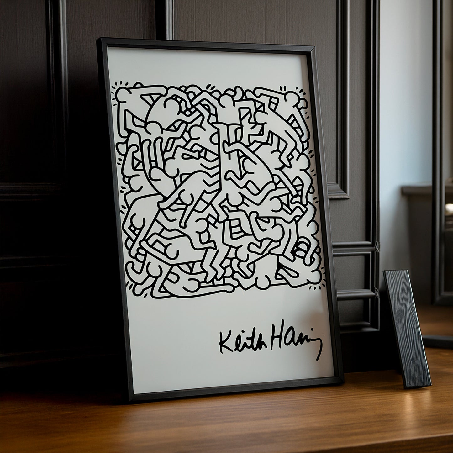 Cadre photo Keith Haring