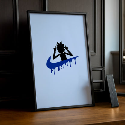 Poster Nike Rick & Morty