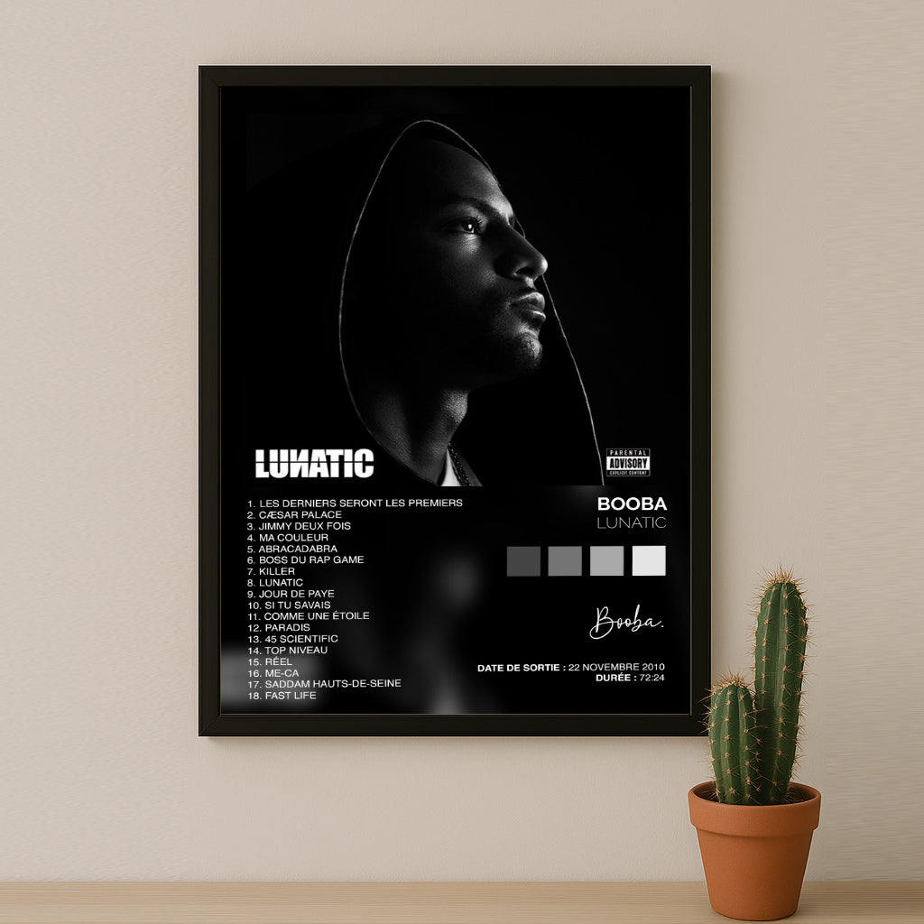 Poster - Album Booba Lunatic