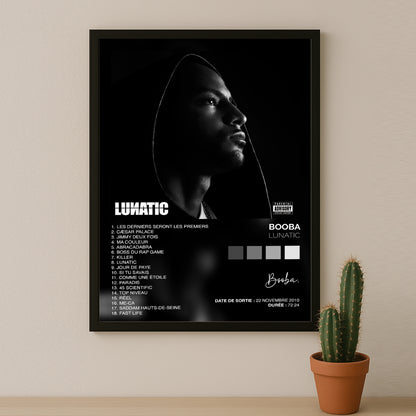 Poster - Album Booba Lunatic