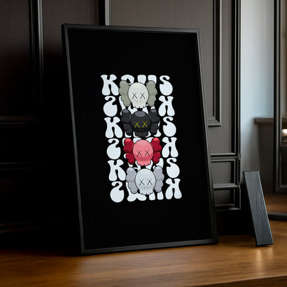 Poster Kaws head