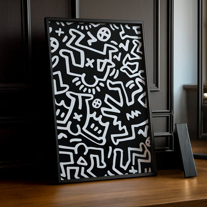 Cadre photo Keith Haring