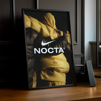 Cadre photo Nocta x Nike jaune