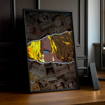 Cadre photo Sanji One Piece