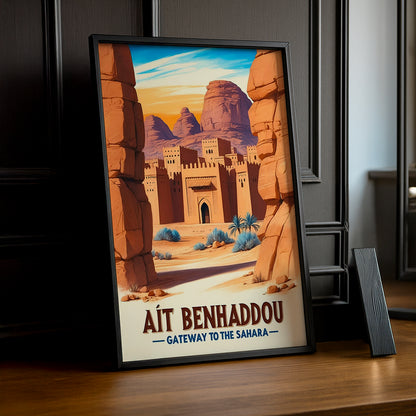 Ait Benhaddou Sahara Maroc - Poster