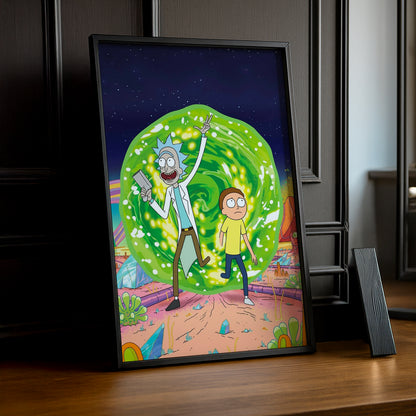 Cadre photo de Rick et Morty