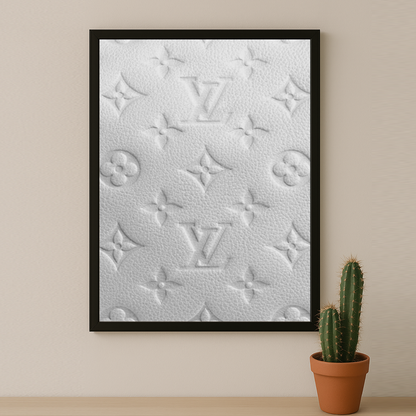 Cadre photo Louis Vuitton blanc