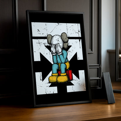 Cadre photo Off-White x Kaws