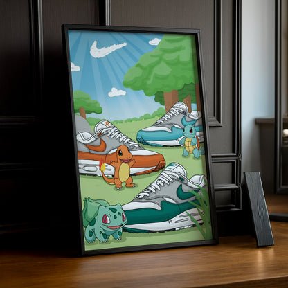 Poster Nike Sneakers x Pokémon