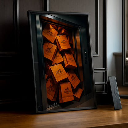 Cadre photo Hermès - Ascenseur Sac