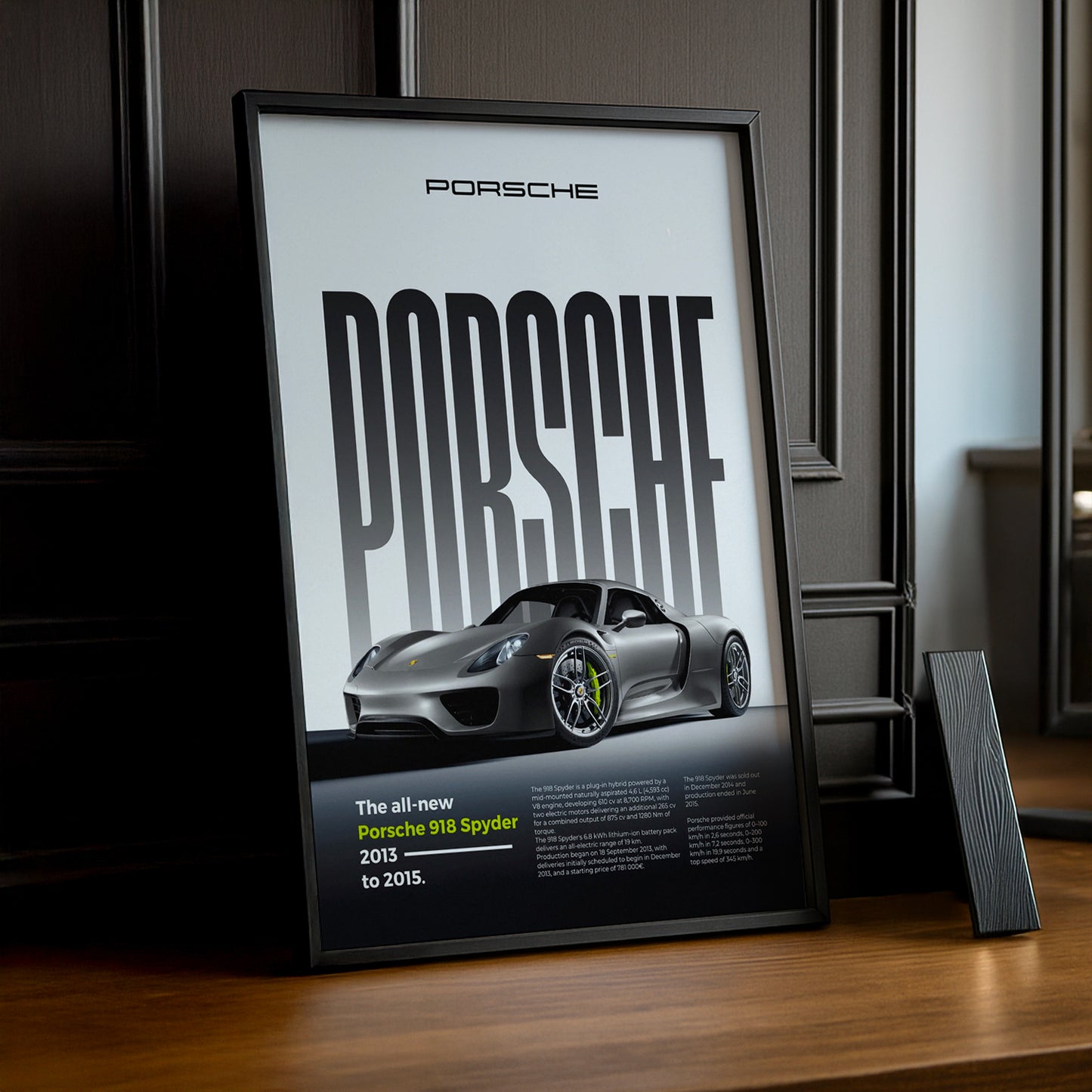 Poster Voitures - Porsche 918 Spyder