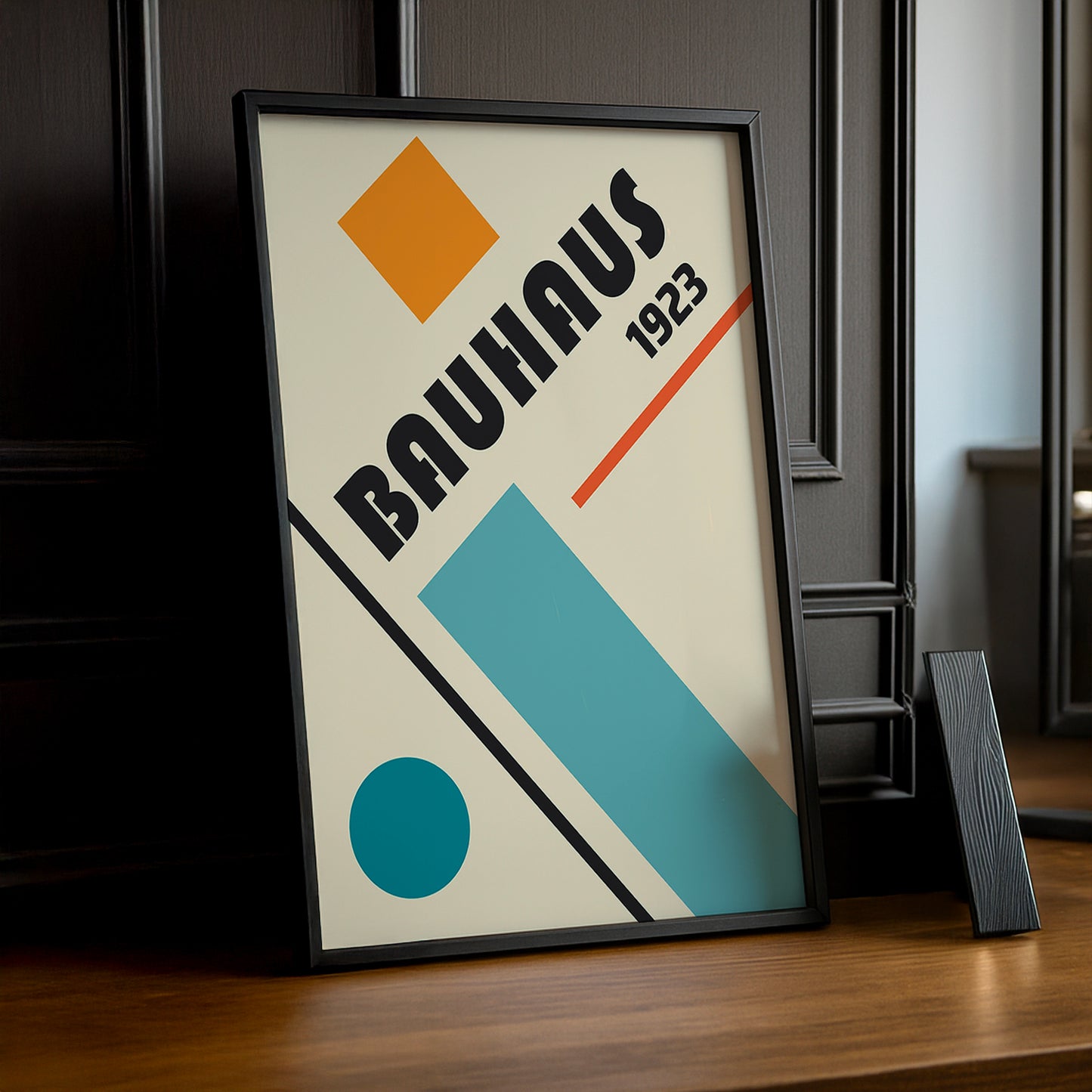 Cadre Photo Bauhaus - 1923 Orange & Blue